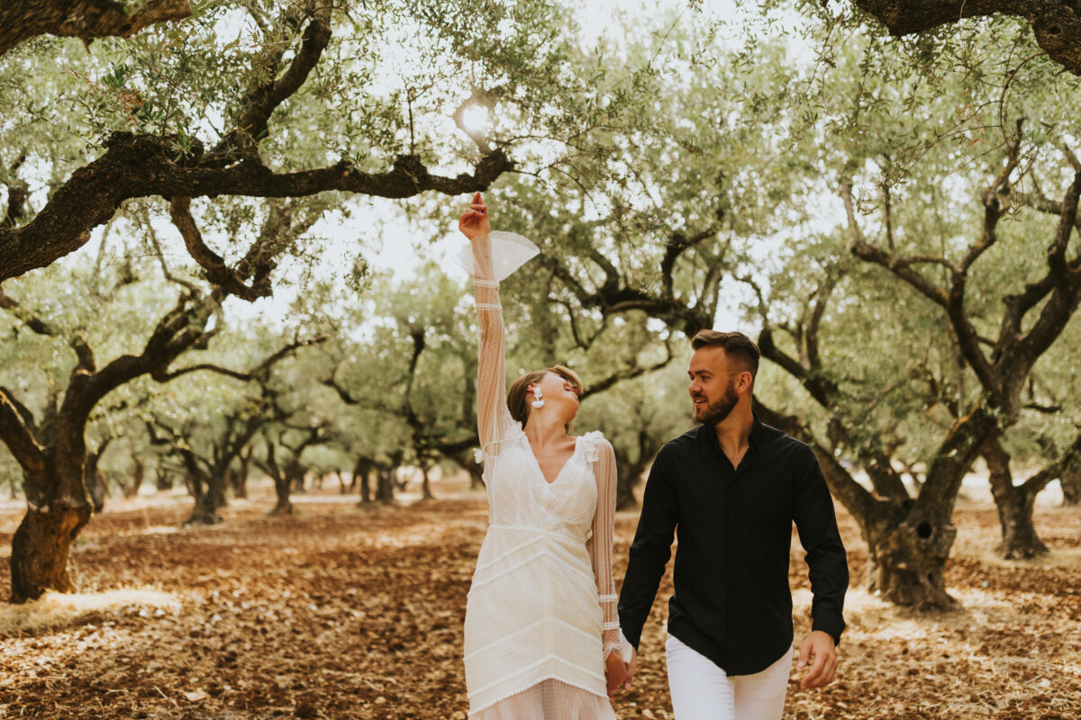 sesja ślubna Zakynthos, sesja ślubna za granicą, suknia ślubna Promariage Kielce