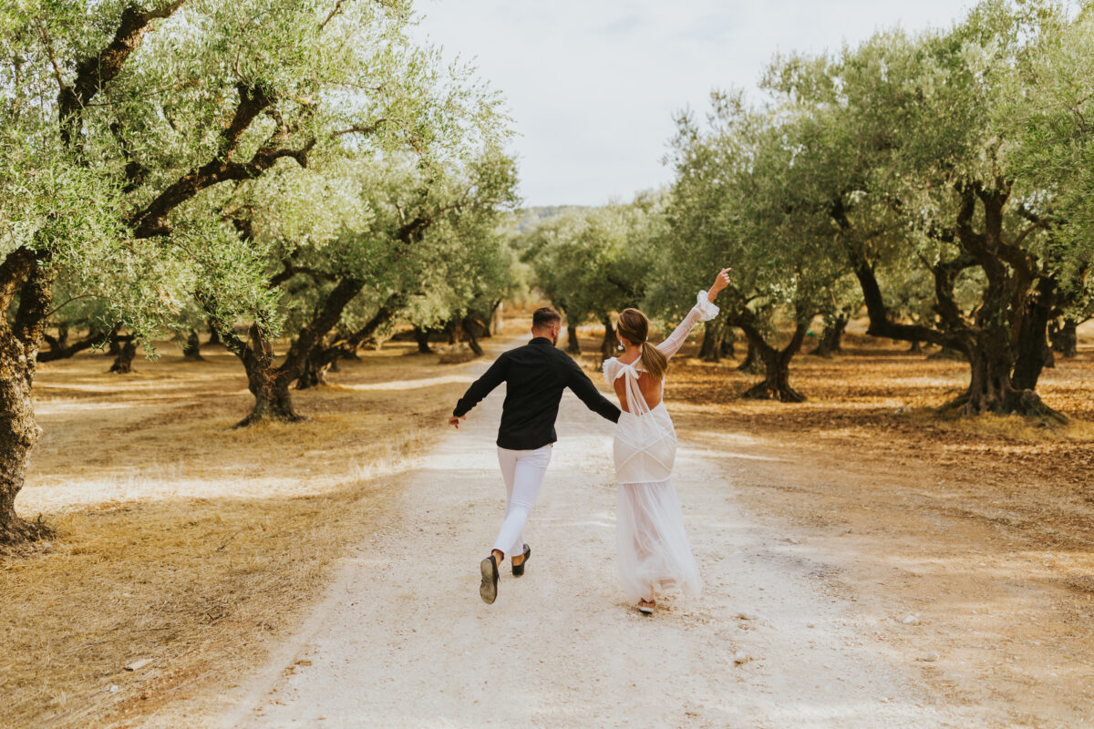 sesja ślubna Zakynthos, sesja ślubna za granicą, suknia ślubna Promariage Kielce