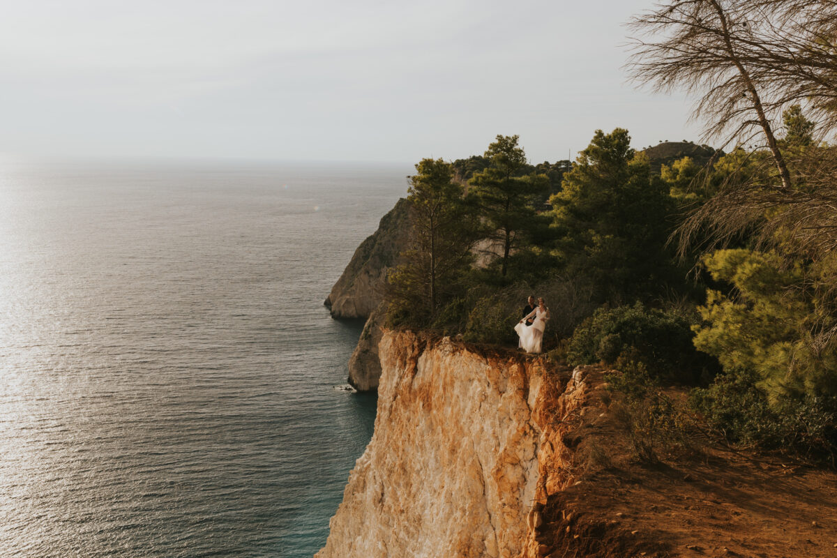 sesja ślubna Zakynthos, sesja ślubna za granicą, suknia ślubna Promariage Kielce